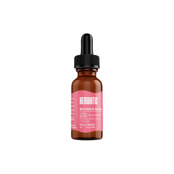 Hembiotic 1000mg CBD Oil - 15ml