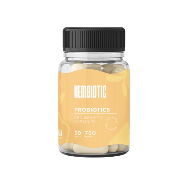 Hembiotic 750mg CBD Capsules - 30 Caps