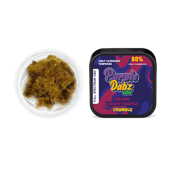 Purple Dank 60% Full Spectrum Crumble - 1.0g (BUY 1 GET 1 FREE)