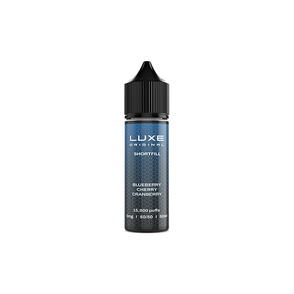 5 x 0mg LUXE Original 50ml Shortfill (50VG/50PG) - Multipack