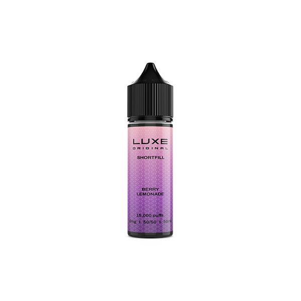 5 x 0mg LUXE Original 50ml Shortfill (50VG/50PG) - Multipack