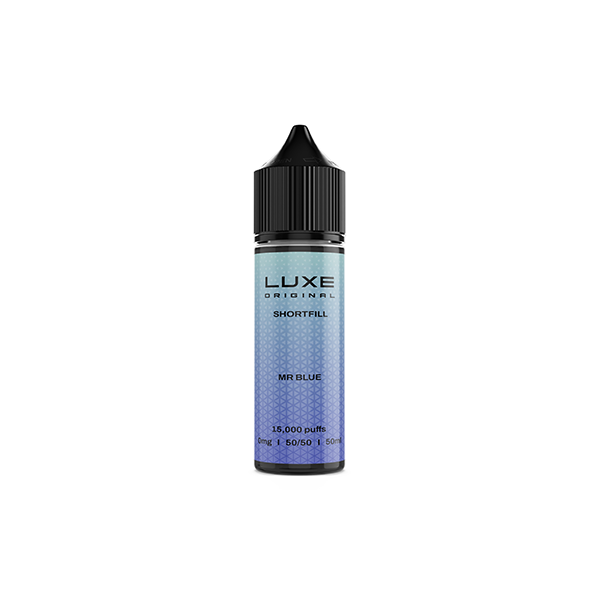 5 x 0mg LUXE Original 50ml Shortfill (50VG/50PG) - Multipack