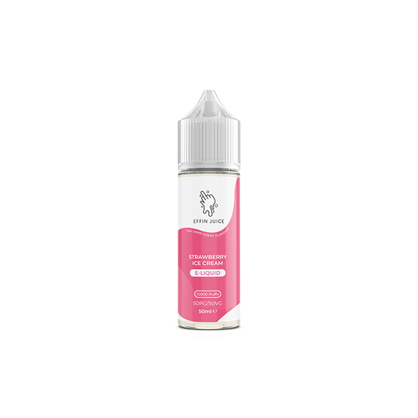 Bulk Buy 0mg EFFIN Juice 50ml Shortfill (50VG/50PG) - Multipacks (10, 25 & 50)