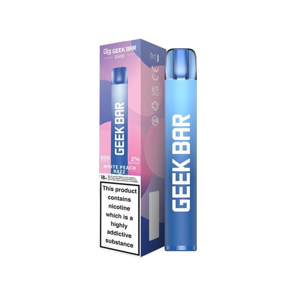 20mg Geekvape Geek Bar E600 Disposable Vape Device 600 Puffs