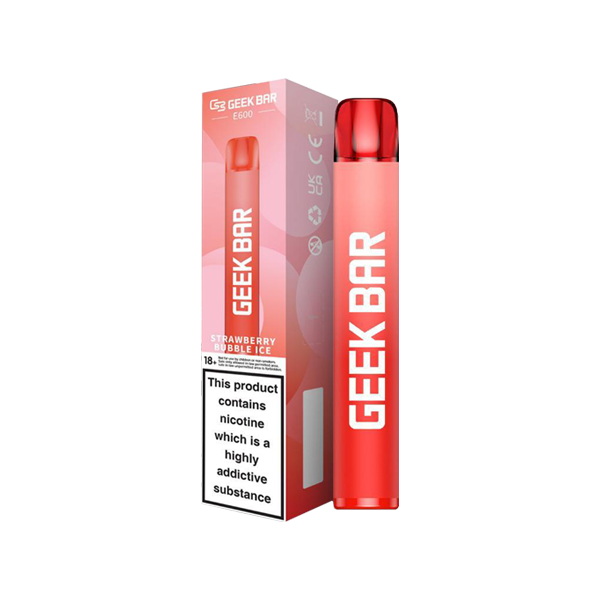 20mg Geekvape Geek Bar E600 Disposable Vape Device 600 Puffs