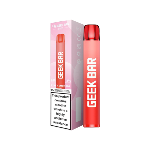 20mg Geekvape Geek Bar E600 Disposable Vape Device 600 Puffs