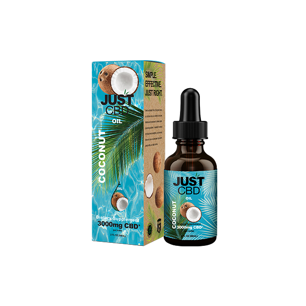 Just CBD 3000mg Coconut Oil Tincture - 30ml