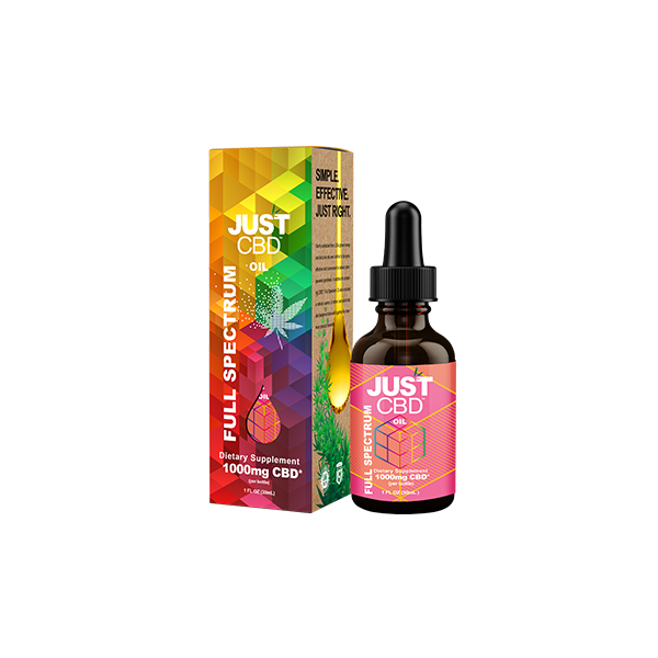 Just CBD 1000mg Full Spectrum Tincture - 30ml