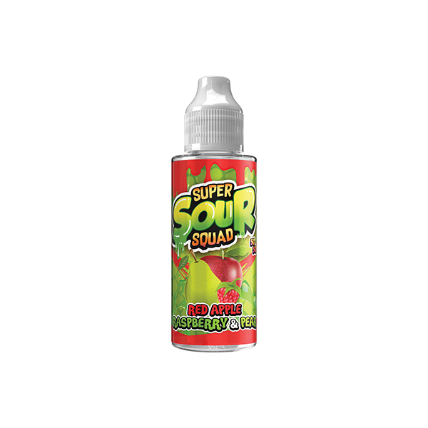 Super Sour Squad 100ml E-liquid 0mg (50VG/50PG)