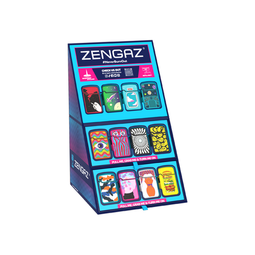 Zengaz Cube ZL-12 (97433EU-S6) Jet Lighters CDU Bundle + 48 Units Set