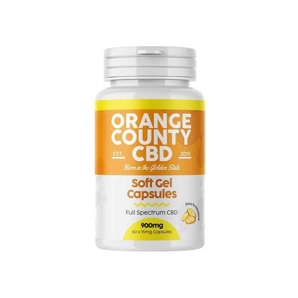 Orange County 900mg Full Spectrum CBD Capsules - 60 Caps