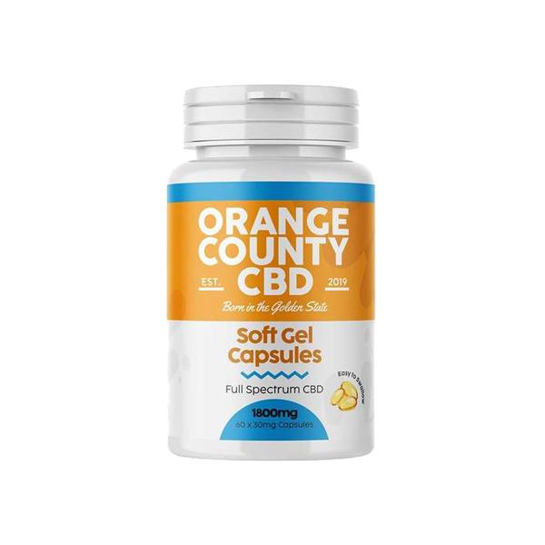 Orange County 1800mg Full Spectrum CBD Capsules - 60 Caps