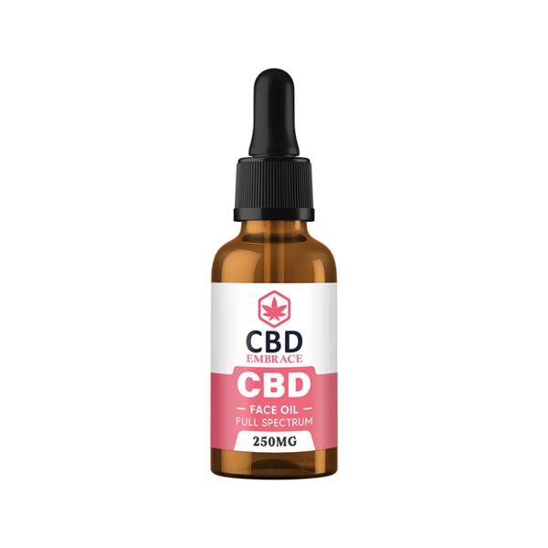 CBD Embrace 250mg Full Spectrum CBD Face Oil - 30ml