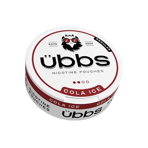 6mg Übbs Cola Ice Regular Strength Nicotine Pouches - 20 Pouches