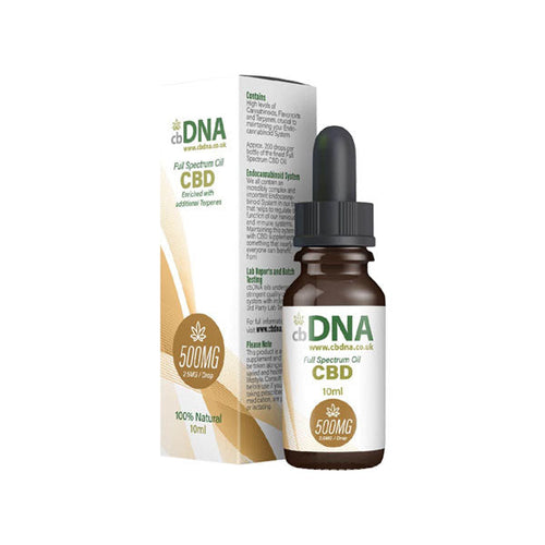 cbDNA 500mg Full Spectrum CBD Oil - 10ml