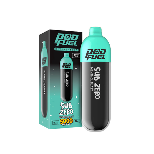 0mg Pod Fuel Bar 5000 Disposable Vape Device 5000 Puffs