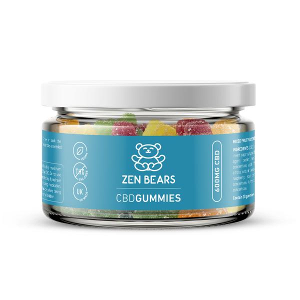 ZenBears 600mg CBD Gummies - 150g