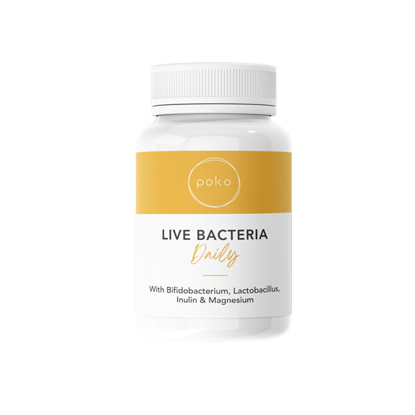 Poko Live Bacteria Daily Supplement Capsules - 60 Caps