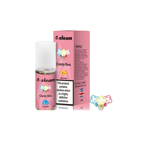 A-Steam Fruit Flavours 18MG 10ML (50VG/50PG)