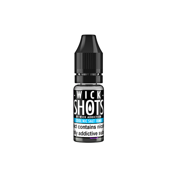 18mg Wick Addiction Wick Shot 10ml Cool Nic Salt (70VG/30PG)