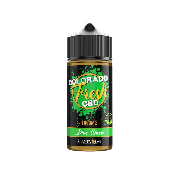 Colorado Fresh 1000mg CBD Vaping Liquid 100ml (50PG/50VG)