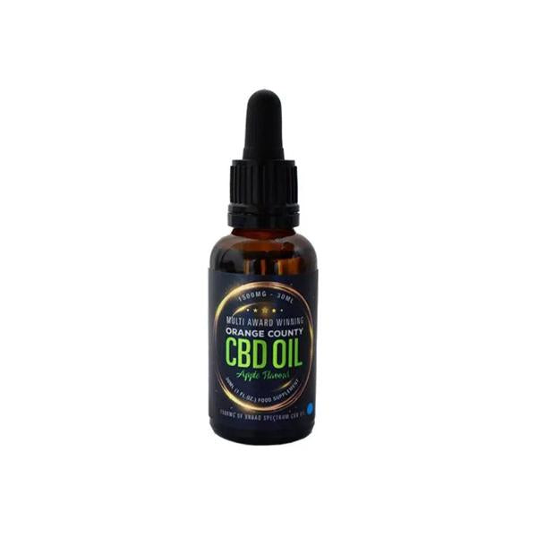 Orange County CBD 1000mg Flavoured Tincture Oil 30ml