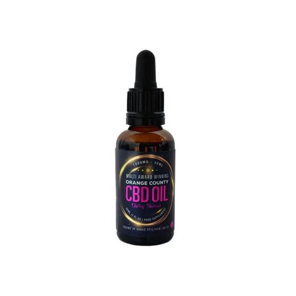 Orange County CBD 1500mg Flavoured Tincture Oil 30ml