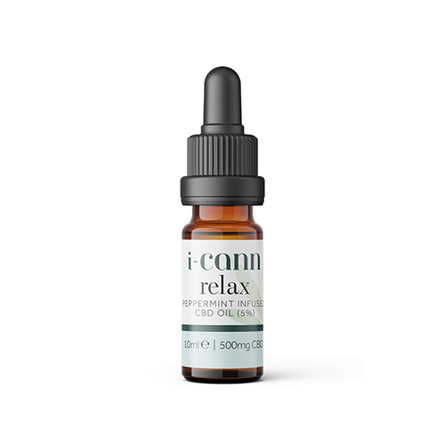 i-Cann Relax 5% Peppermint Infused CBD Oil - 10ml