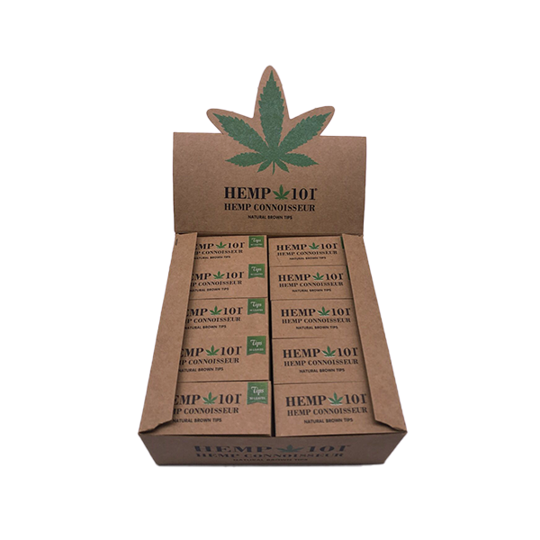 Hemp 101 Hemp Connoisseur Natural Brown Tips 50 Booklets