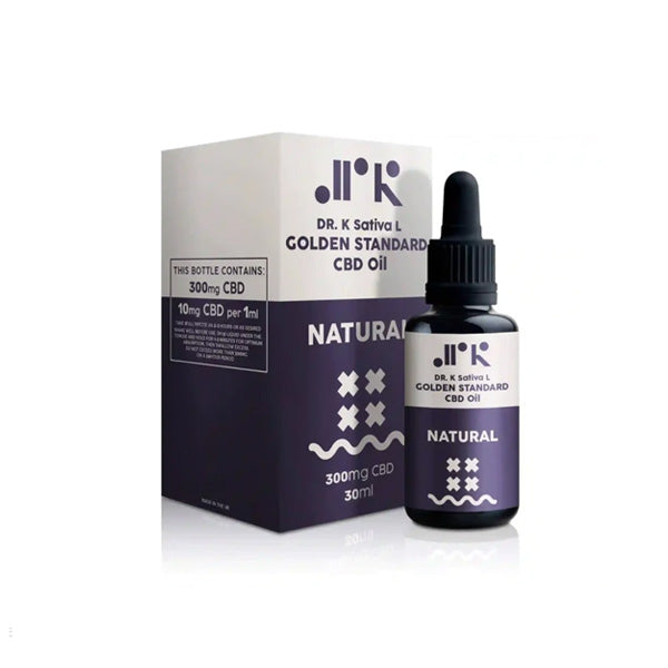 Dr K CBD Natural Golden Standard 500mg CBD Oil - 30ml