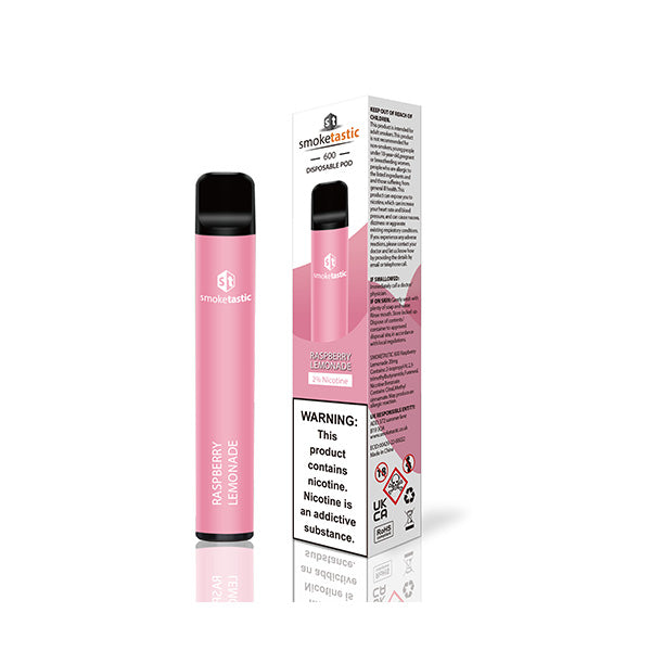 0mg Smoketastic ST600 Bar Disposable Vape Device 600 Puffs