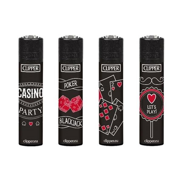 40 Clipper Refillable Printed Design Classic Lighters