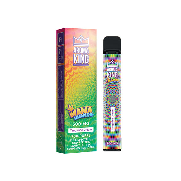 Aroma King Mama Huana 500mg CBD Disposable Vape Device 700 Puffs