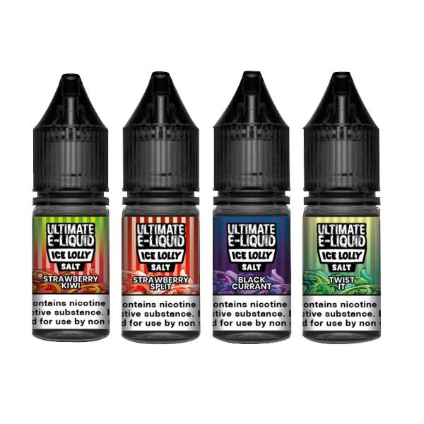 20mg Ultimate E-liquid Ice Lolly Nic Salts 10ml (50VG/50PG)