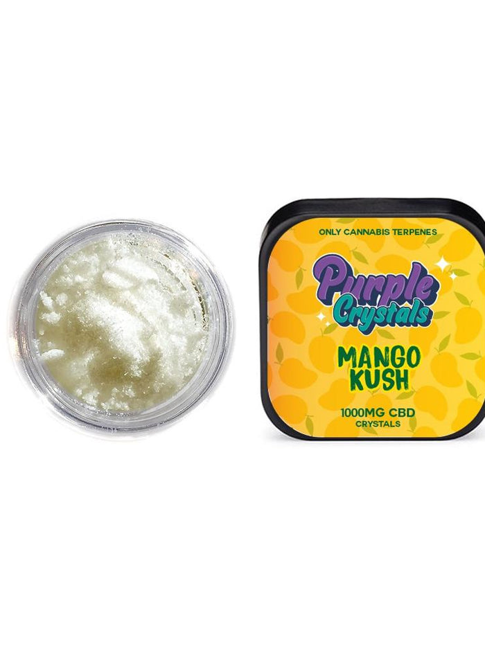 Purple Crystals by Purple Dank 1000mg CBD Crystals - Mango Kush (BUY 1 GET 1 FREE)