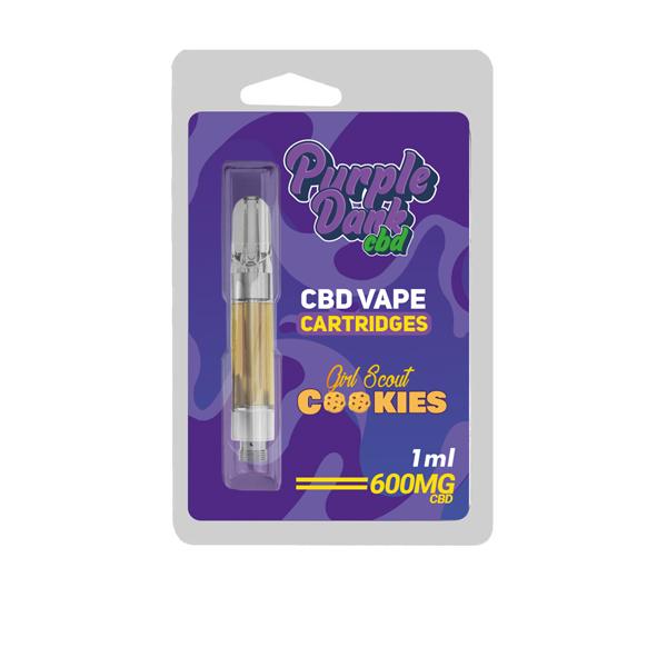 Purple Dabz CBD Vape Cartridges 300 & 600 MG - Girl Scot Cookies (BUY 1 GET 1 FREE)