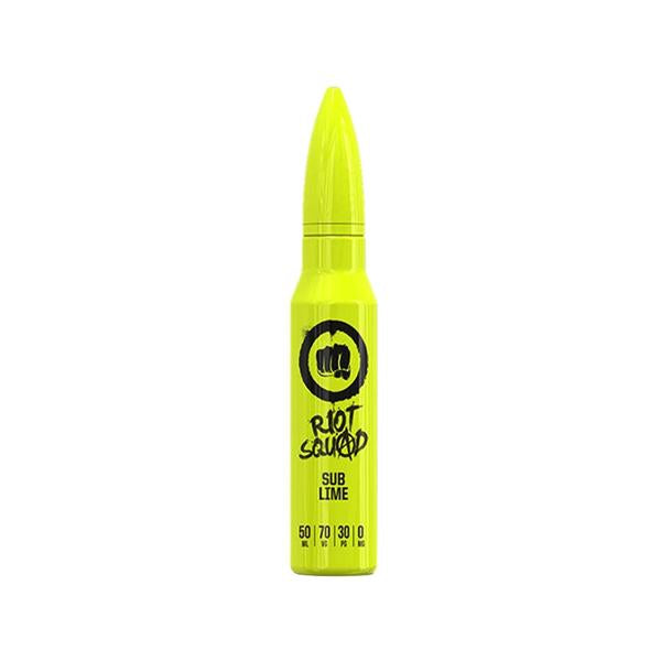 Riot Squad 0mg 50ml Shortfill (70VG/30PG)