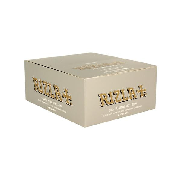 50 Silver King Size Slim Rizla Rolling Papers