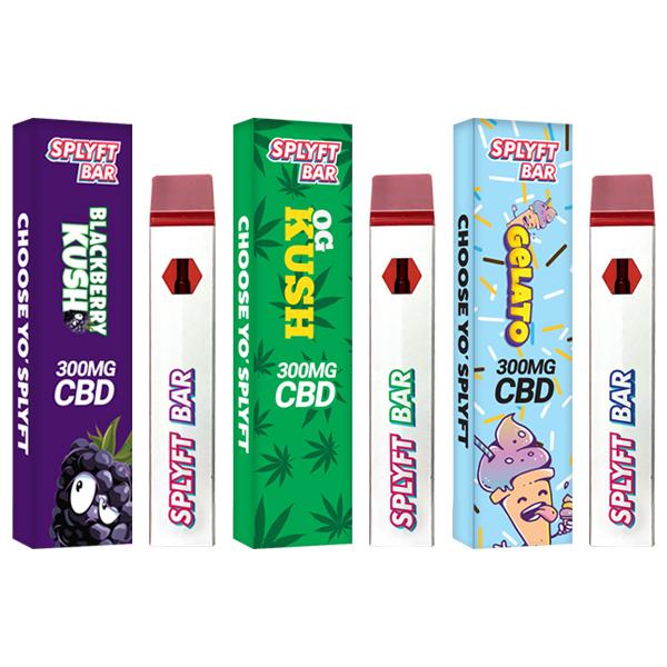 SPLYFT BAR 300mg Full Spectrum CBD Disposable Vape - 12 flavours