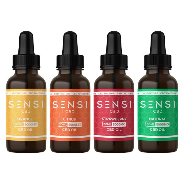 Sensi CBD 5000mg CBD Broad-Spectrum Tinture Oil 30ml (BUY 1 GET 1 FREE)