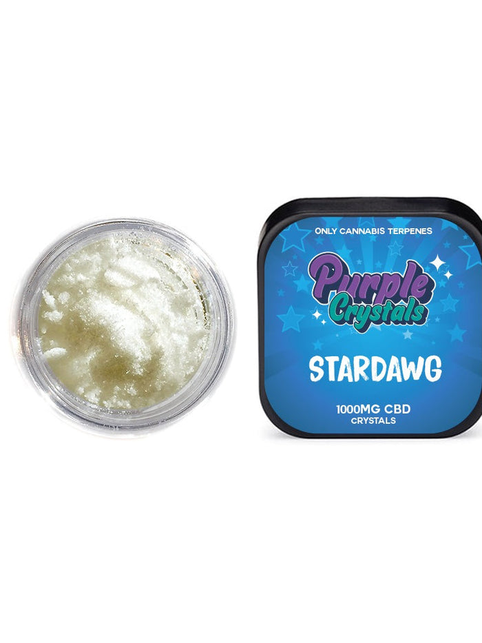 Purple Crystals by Purple Dank 1000mg CBD Crystals - Stardawg (BUY 1 GET 1 FREE)