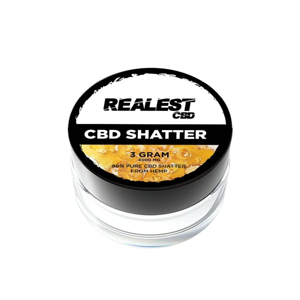 Realest CBD 3000mg CBD Shatter