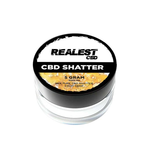 Realest CBD 5000mg CBD Shatter