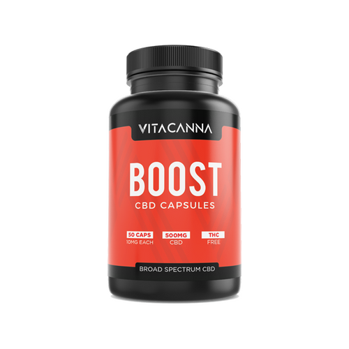 Vita Canna 500mg Broad Spectrum CBD Vegan Capsules - 50 Caps