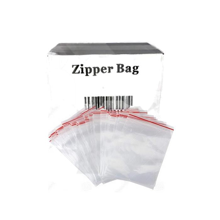 Zipper Branded 40mm x 60mm Clear Baggies